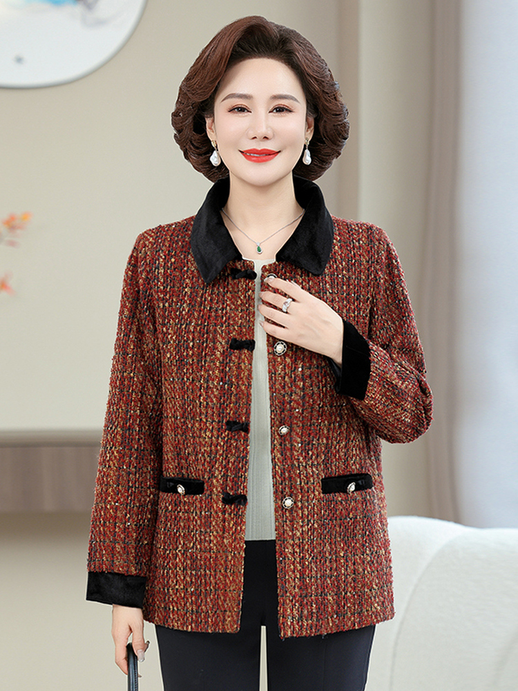New Spring Fashion Woolen Coat - Women Fashion Over 60 리뷰 및 가격