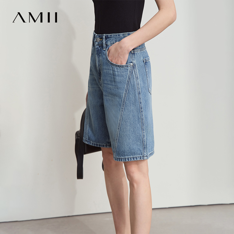 AMII Women Jeans Shorts Minima - Wide Leg Palazzo Pants 리뷰 및 가격