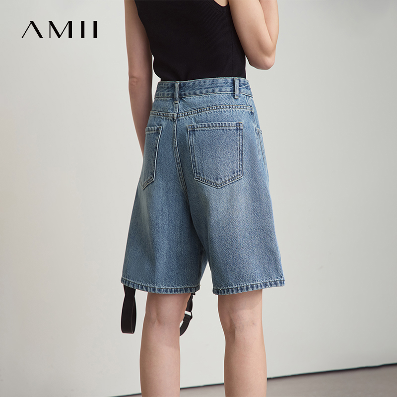 AMII Women Jeans Shorts Minima - Wide Leg Palazzo Pants 리뷰 및 가격
