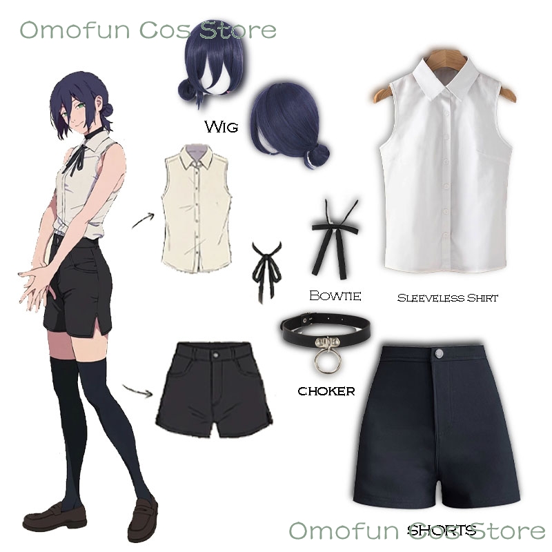 Reze Cosplay Costume Sleeveles - Sleeveless Jumpsuit 리뷰 및 가격