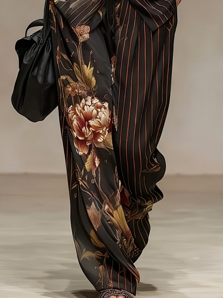 Chiffon Women Summer 2PCS Matc - Wide Leg Palazzo Pants 리뷰 및 가격
