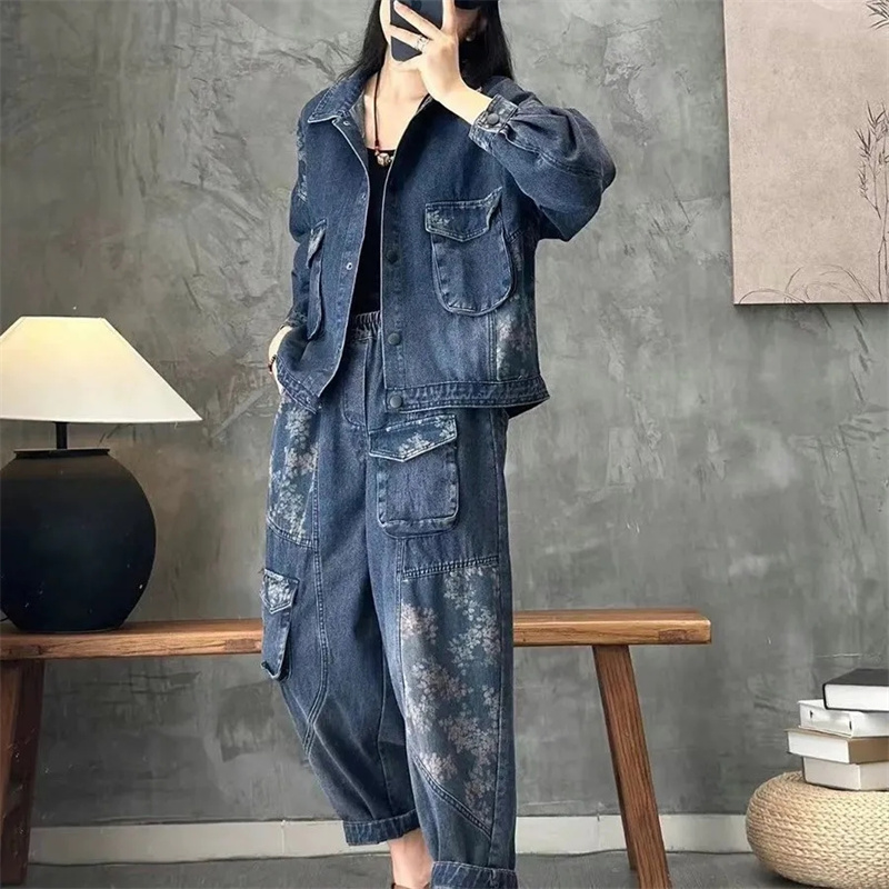 2025 Autumn Denim jacket Suits - Women'S Fashion Denim Jacket 리뷰 및 가격