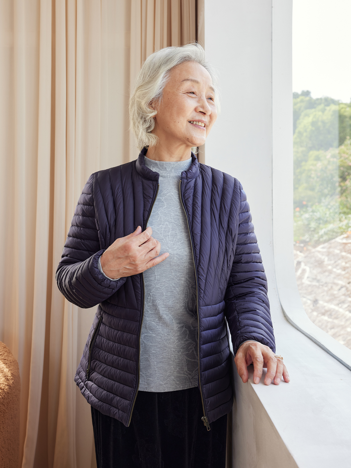 Warm Casual 90 down Jacket Loo - Women Fashion Over 60 리뷰 및 가격