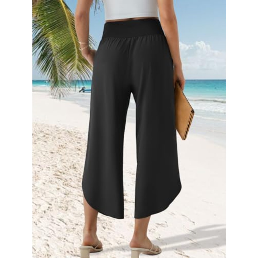 Wide Leg Capri Pants for Women - Wide Leg Palazzo Pants 리뷰 및 가격