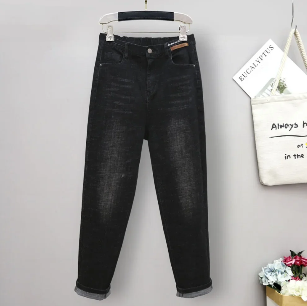 XL-6XL Spring Autumn Large Siz - Mom Jeans Women 리뷰 및 가격