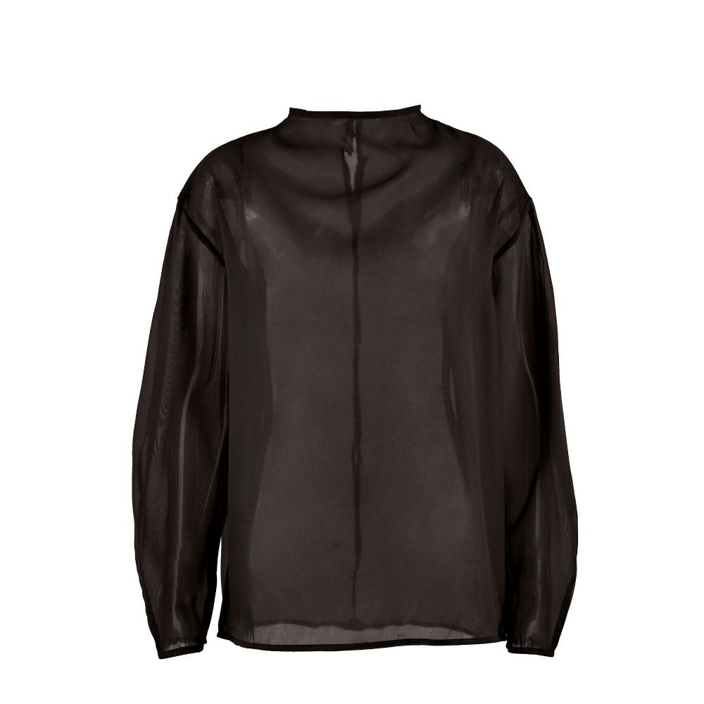Chic Long Sleeve Mesh Blouse H - Wrap Blouse Chiffon 리뷰 및 가격