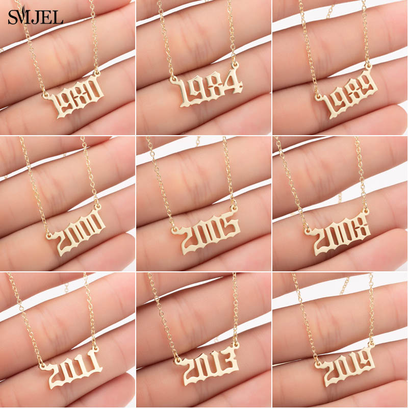 SMJEL Personalize Year Number  - Women'S Fashion Year 2000 리뷰 및 가격