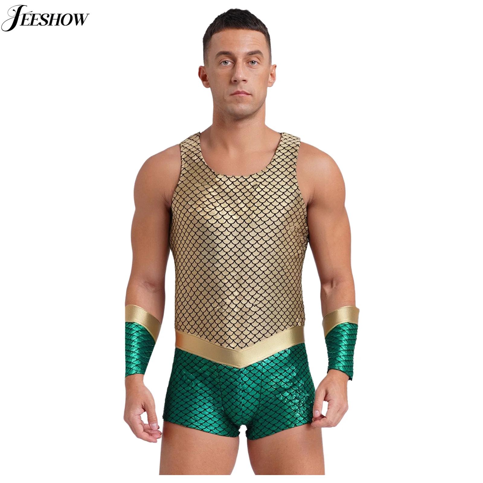 Mens King of the Sea Costume S - Sleeveless Jumpsuit 리뷰 및 가격