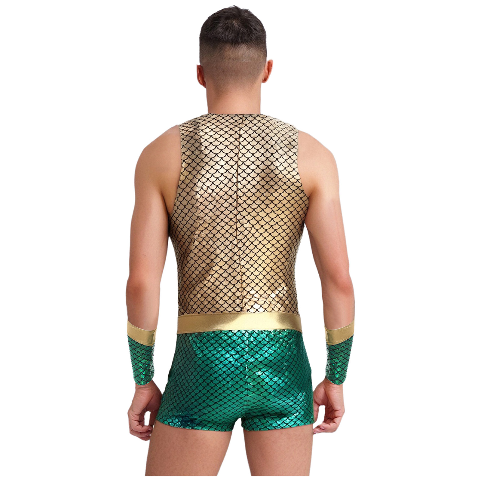 Mens King of the Sea Costume S - Sleeveless Jumpsuit 리뷰 및 가격