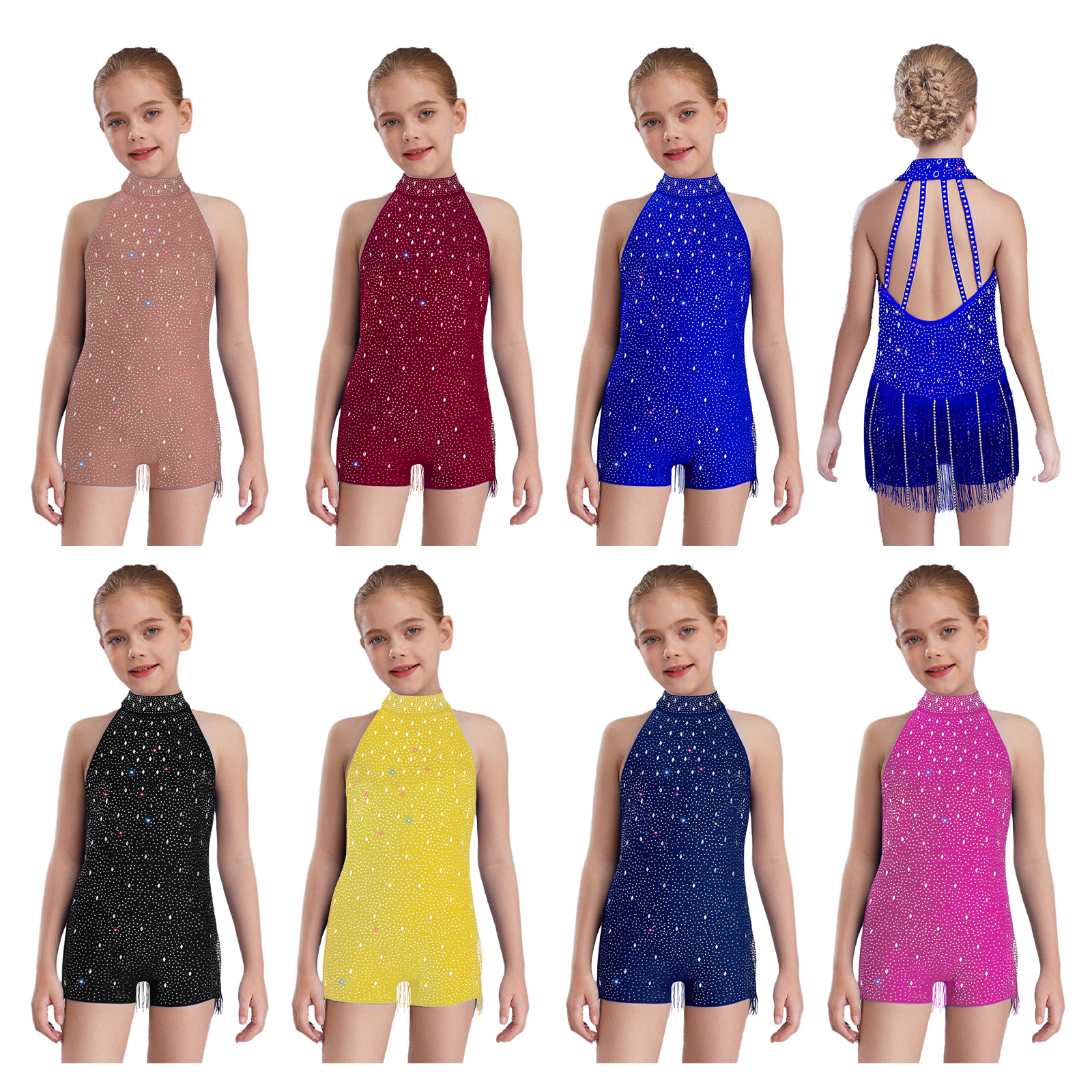 Kids Girls Dance Jumpsuit Frin - Sleeveless Jumpsuit 리뷰 및 가격