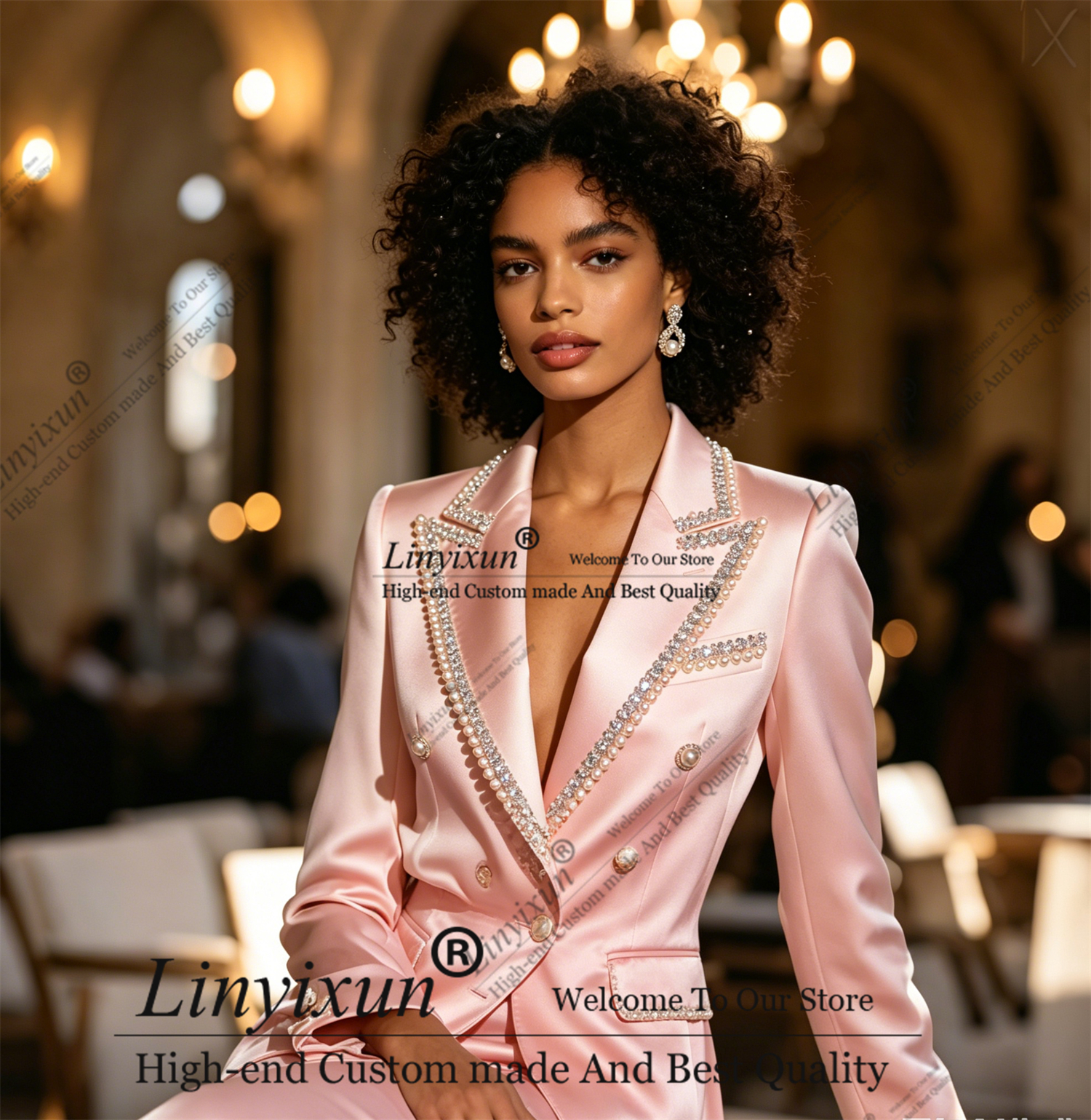 Exquisite Rhinestones Women's  - Women'S Fashion Jersey 리뷰 및 가격