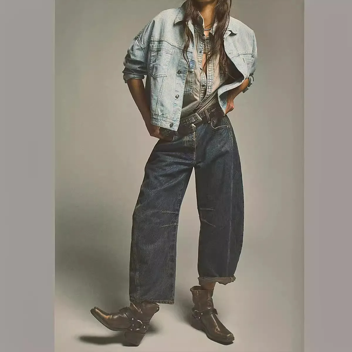 Mom Jeans Denim Women Wide Leg - Mom Jeans Women 리뷰 및 가격