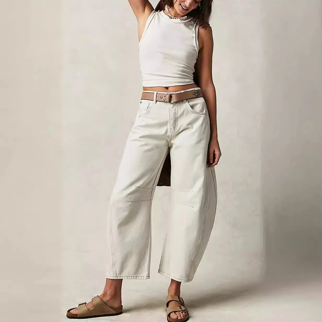 Mom Jeans Denim Women Wide Leg - Mom Jeans Women 리뷰 및 가격
