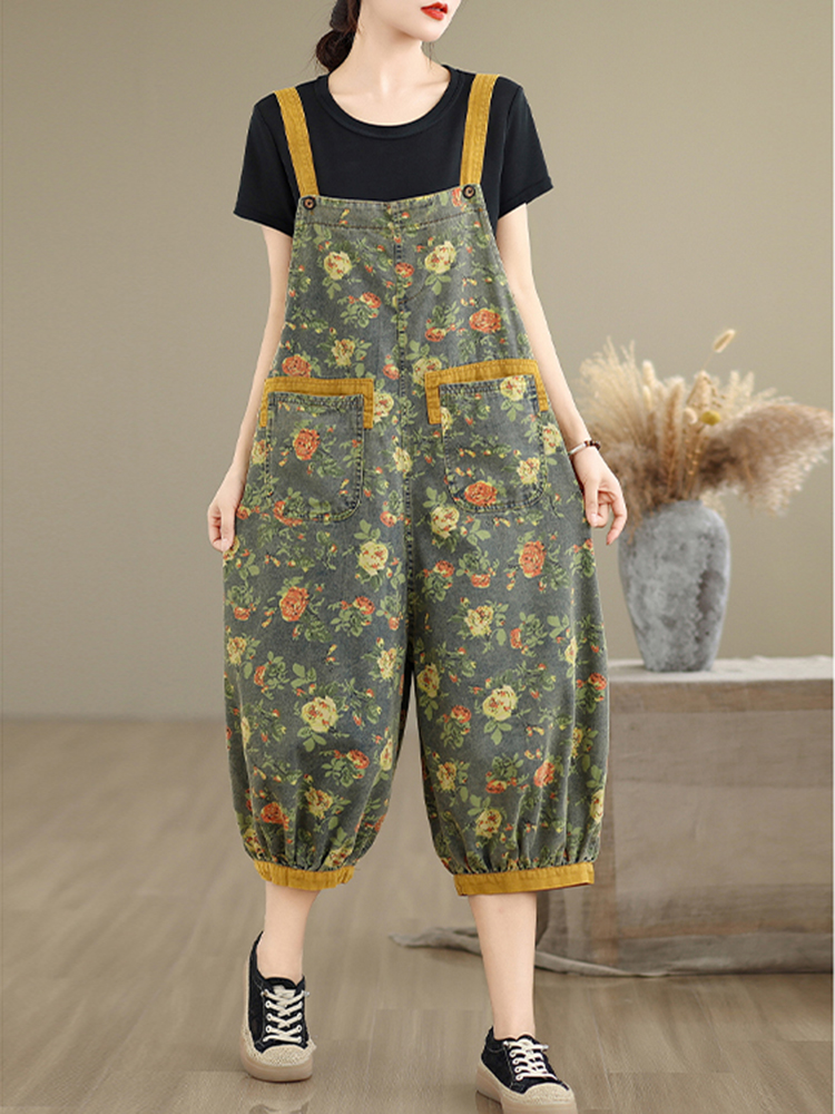 Fashion Print Floral Y2K Denim - Mom Jeans Women 리뷰 및 가격