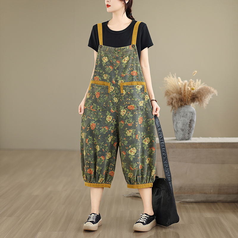 Fashion Print Floral Y2K Denim - Mom Jeans Women 리뷰 및 가격