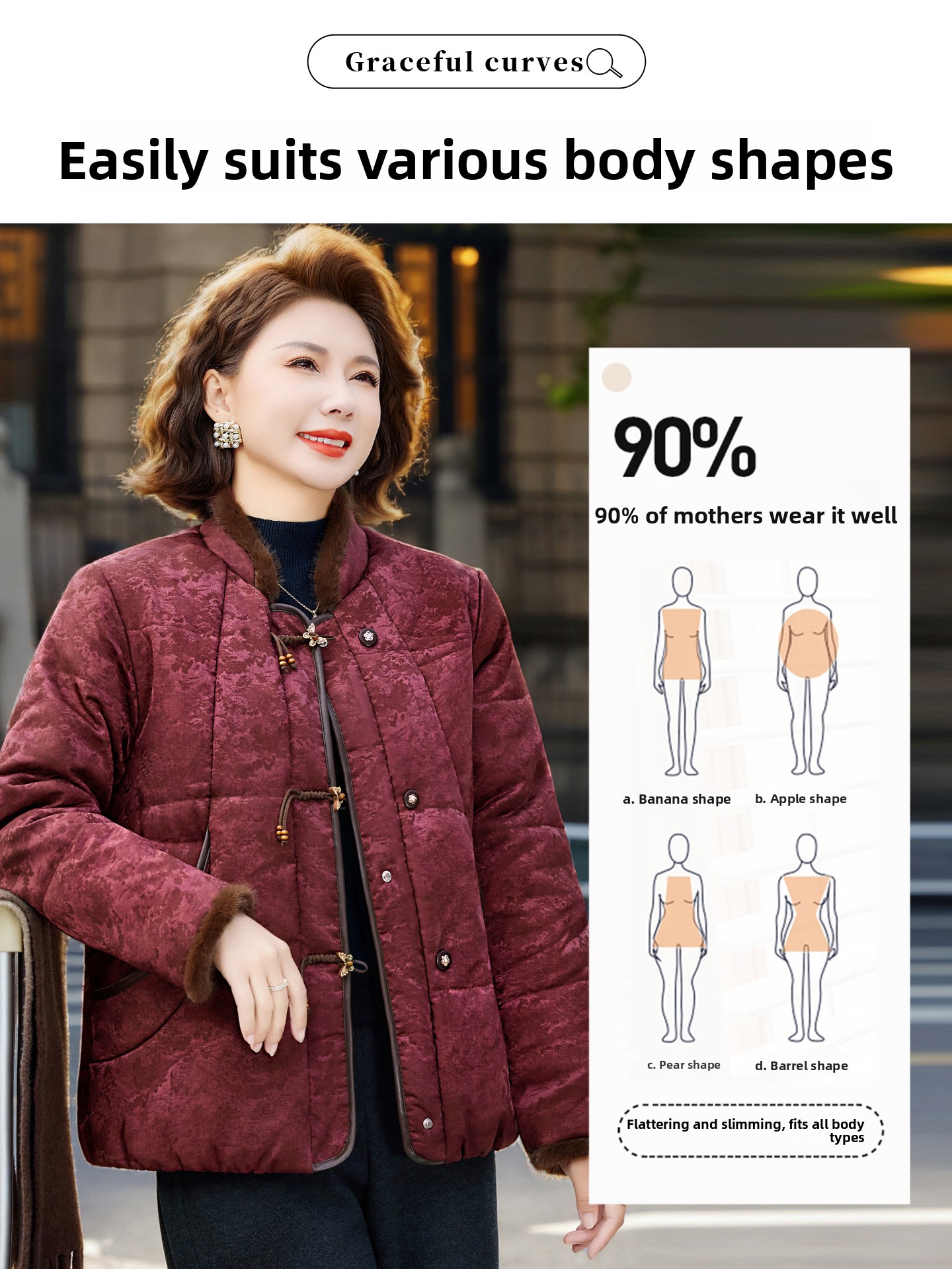New Chinese Style Thickened Fl - Women Fashion Over 60 리뷰 및 가격