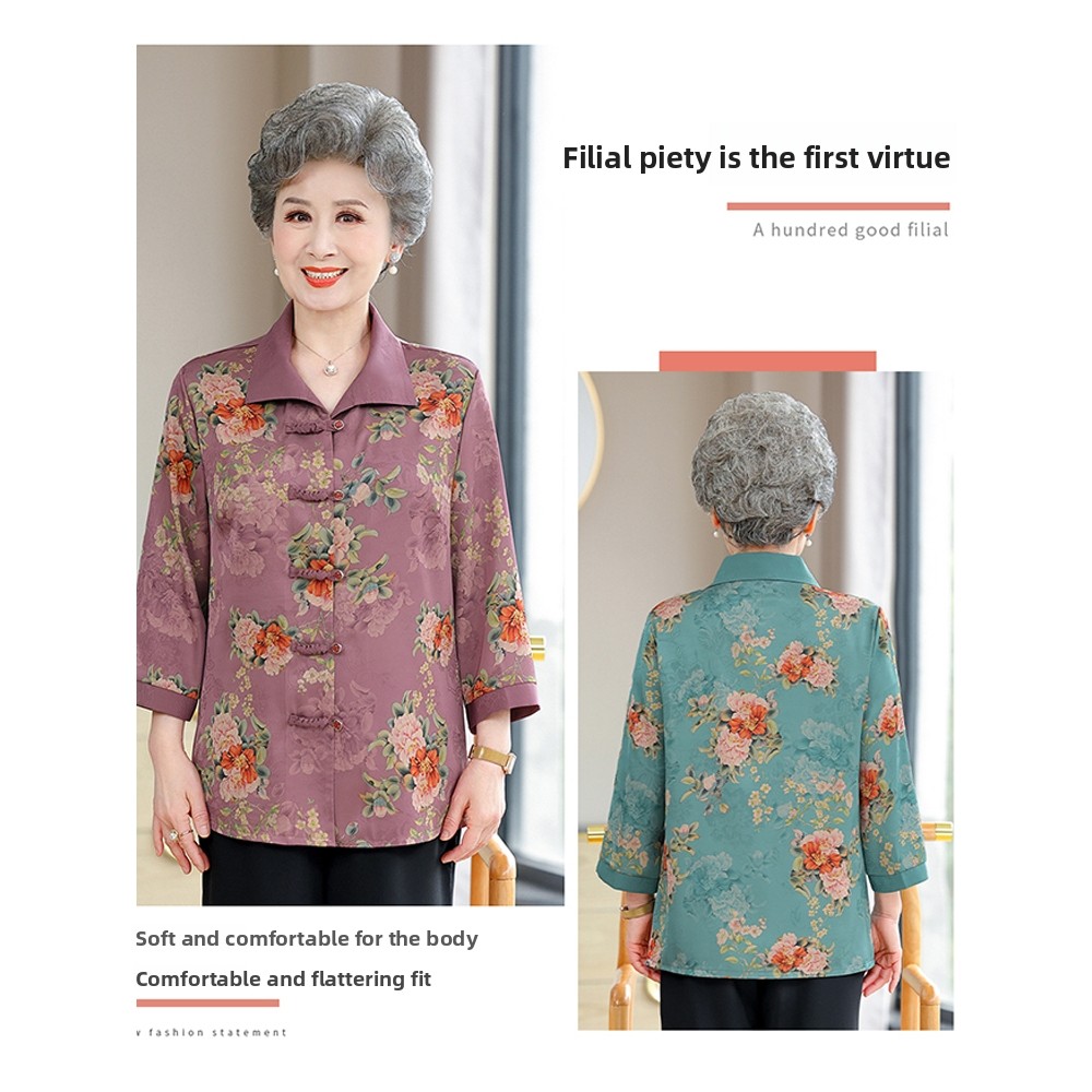 Elegant Seven-Quarter Sleeve S - Women Fashion Over 60 리뷰 및 가격