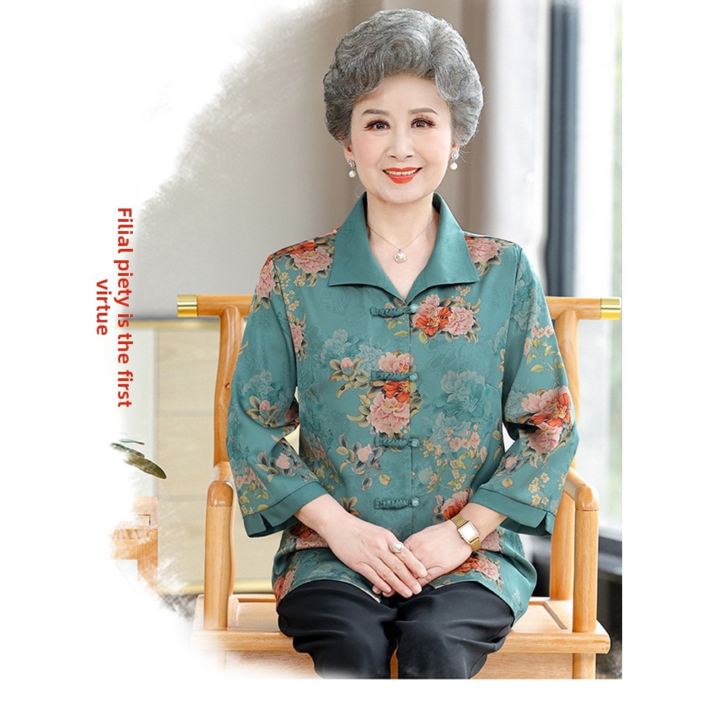 Elegant Seven-Quarter Sleeve S - Women Fashion Over 60 리뷰 및 가격