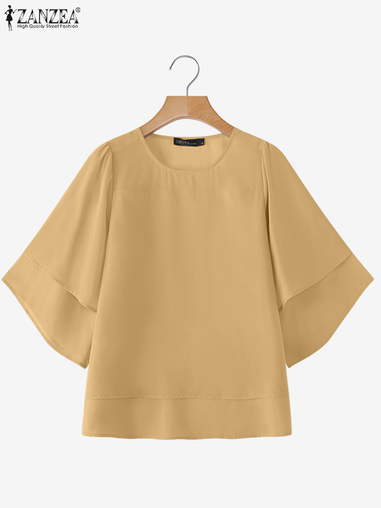 ZANZEA Fashion Chiffon Blouse  - Wrap Blouse Chiffon 리뷰 및 가격