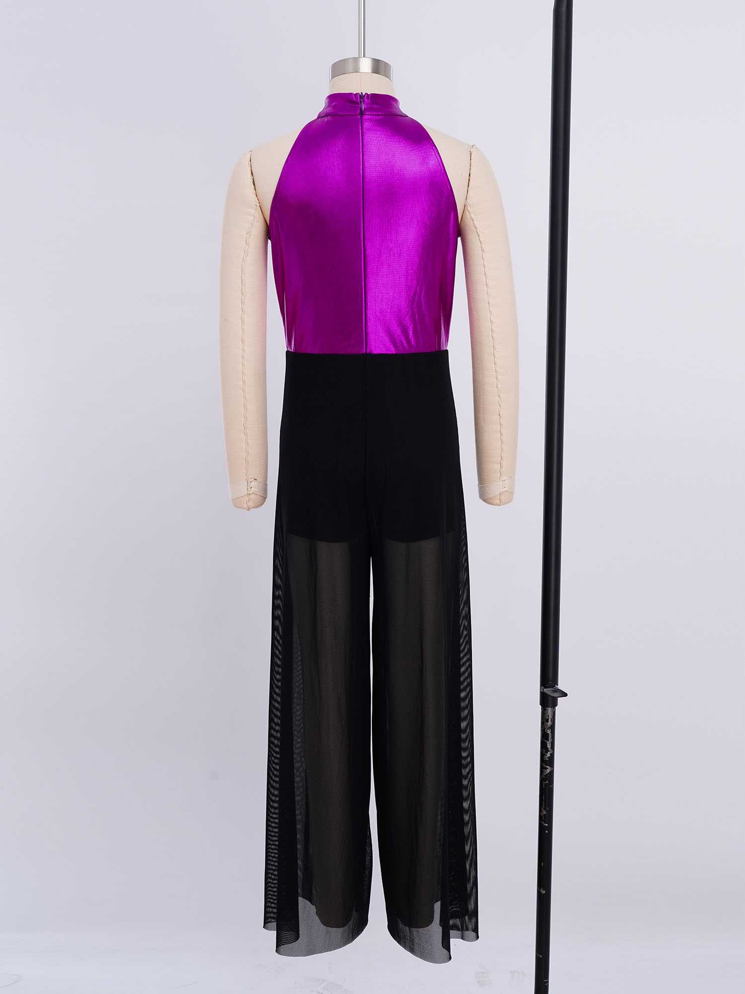 Kids Girls Metallic Bodice Mes - Sleeveless Jumpsuit 리뷰 및 가격