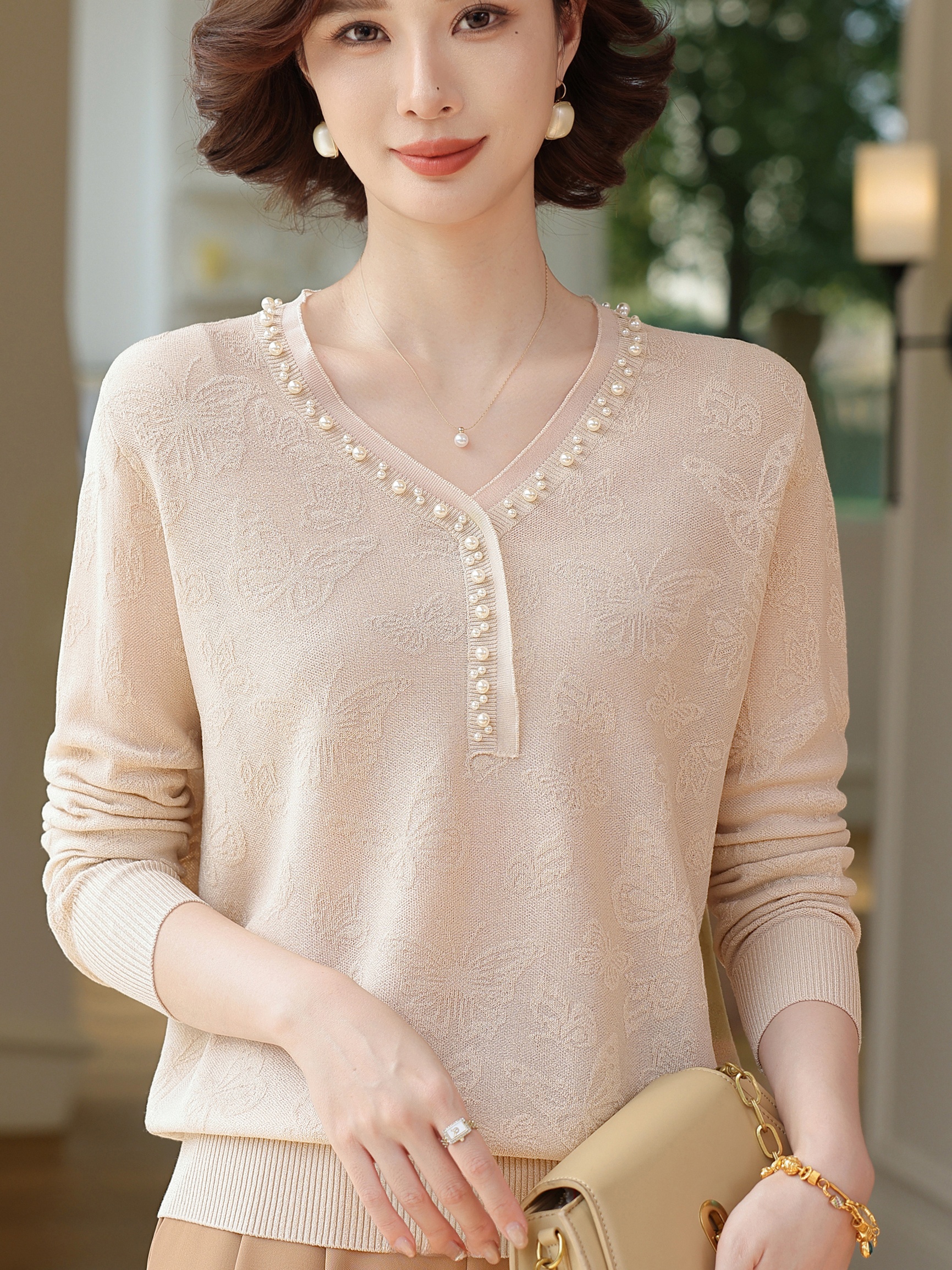 Spring Autumn New Style Knitte - Women Fashion Over 60 리뷰 및 가격