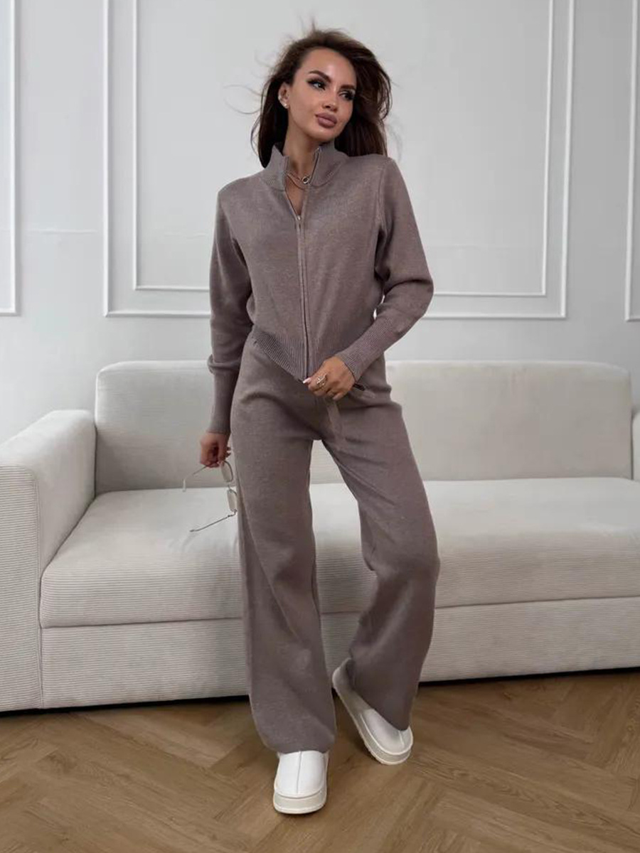 Wolfeel  New Autumn Winter Zip - Wide Leg Palazzo Pants 리뷰 및 가격